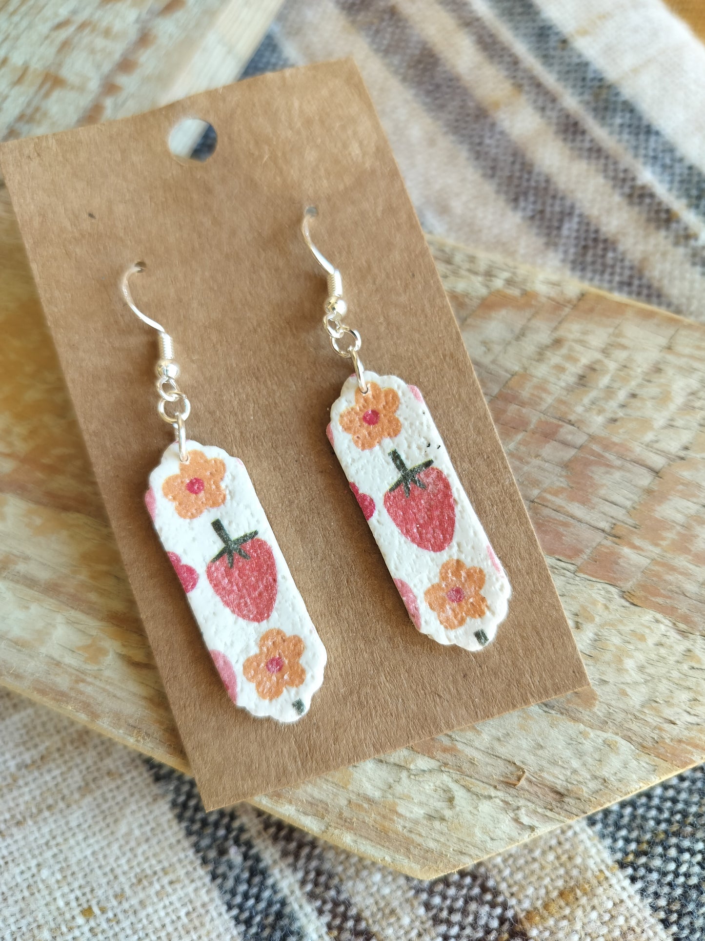 Strawberries with Flowers