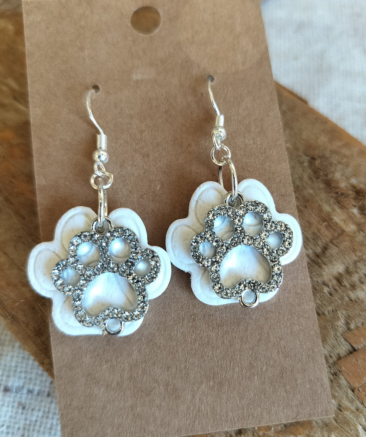 Paw Print Dangles