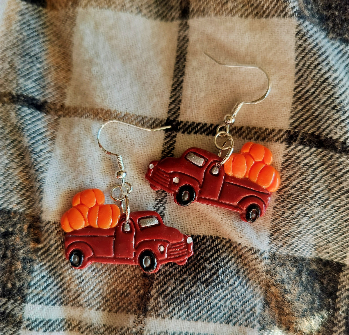 Pumpkin Truck Dangles