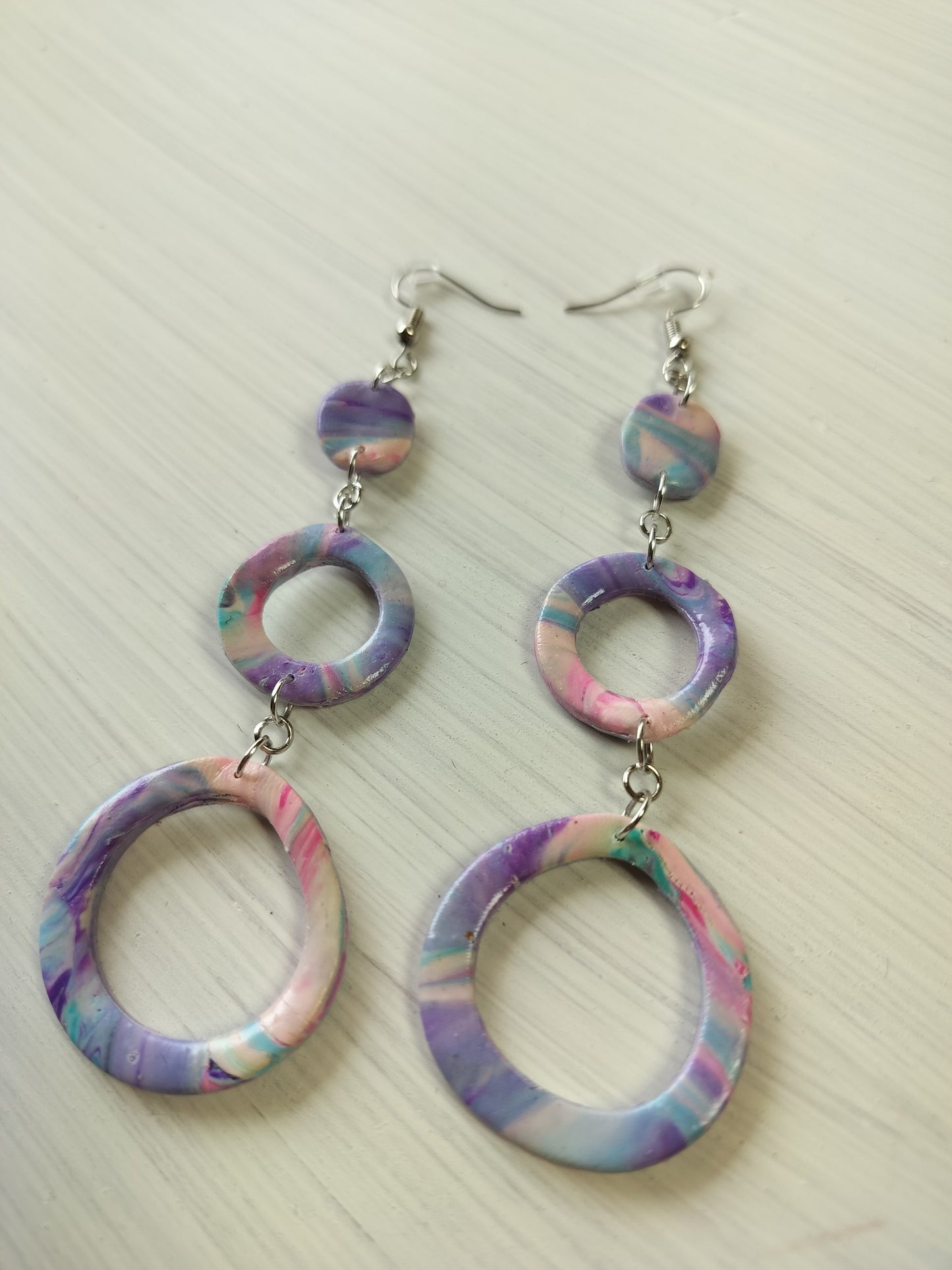 Cotton Candy Dangles