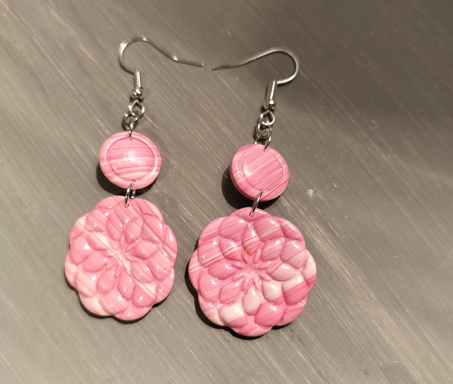 Pink Design Dangles