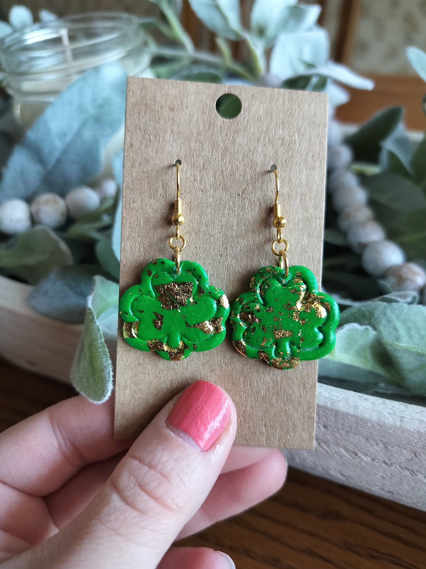 Green & Gold Shamrocks