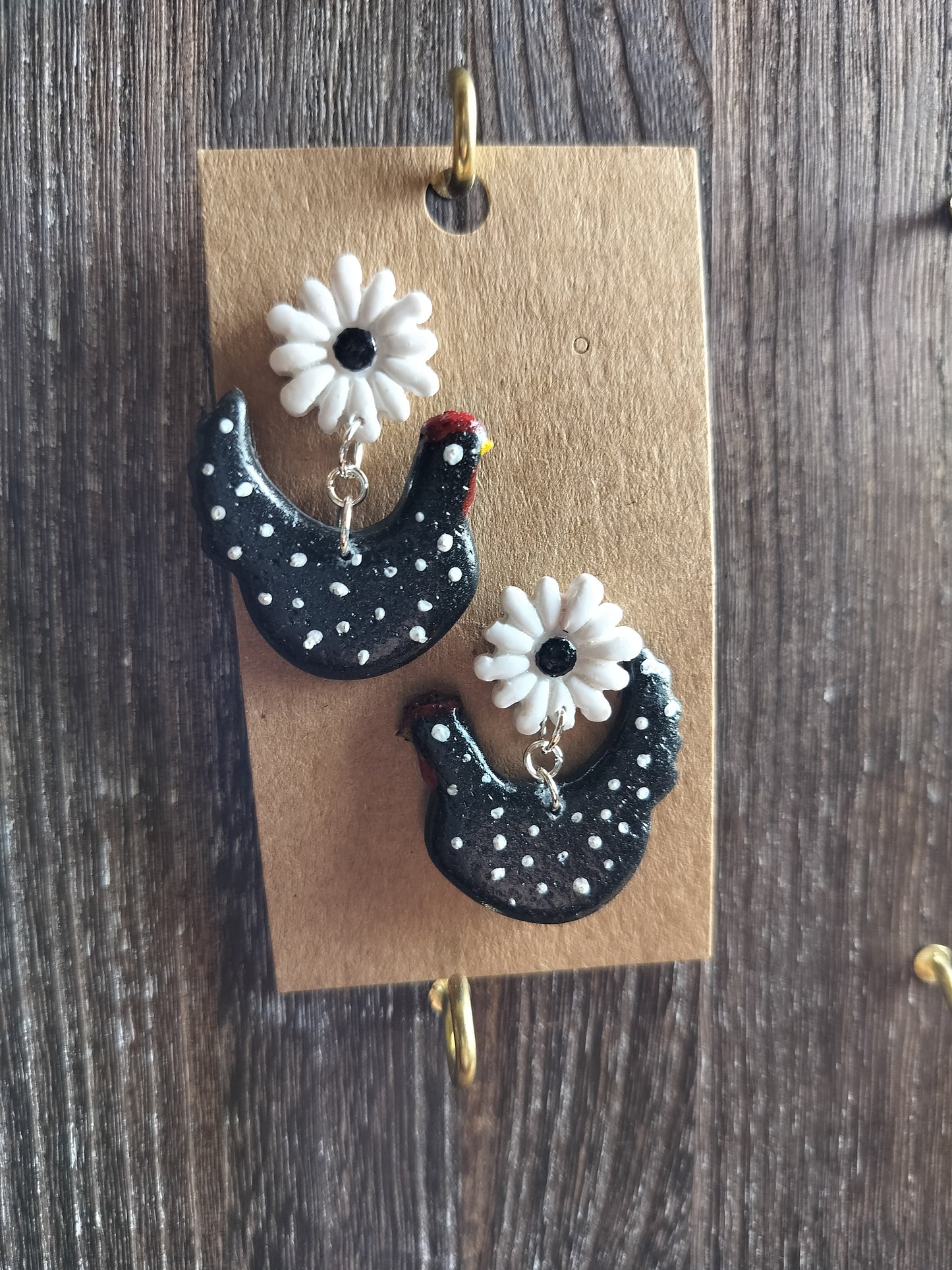 Chickens With Flower Studs