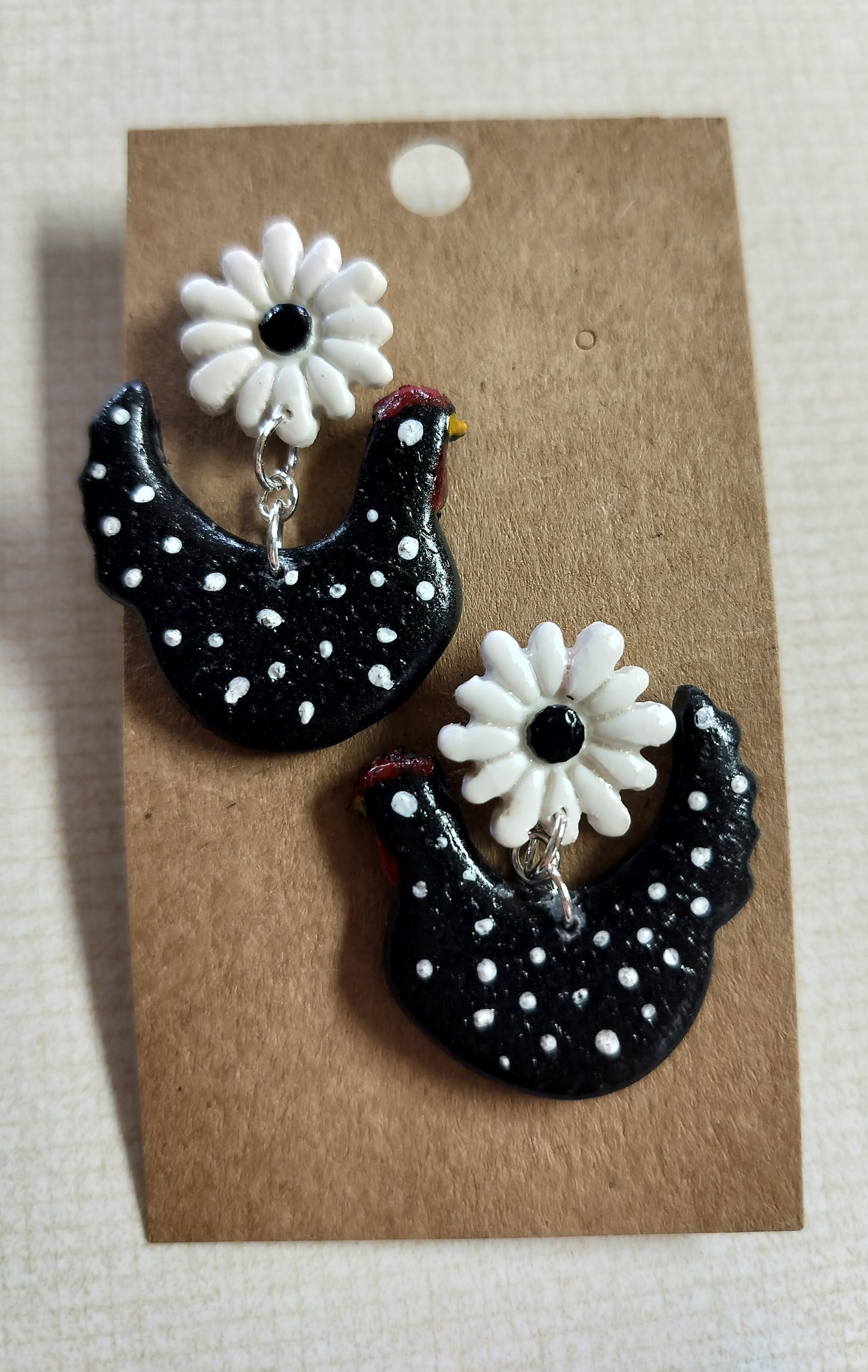 Chickens With Flower Studs
