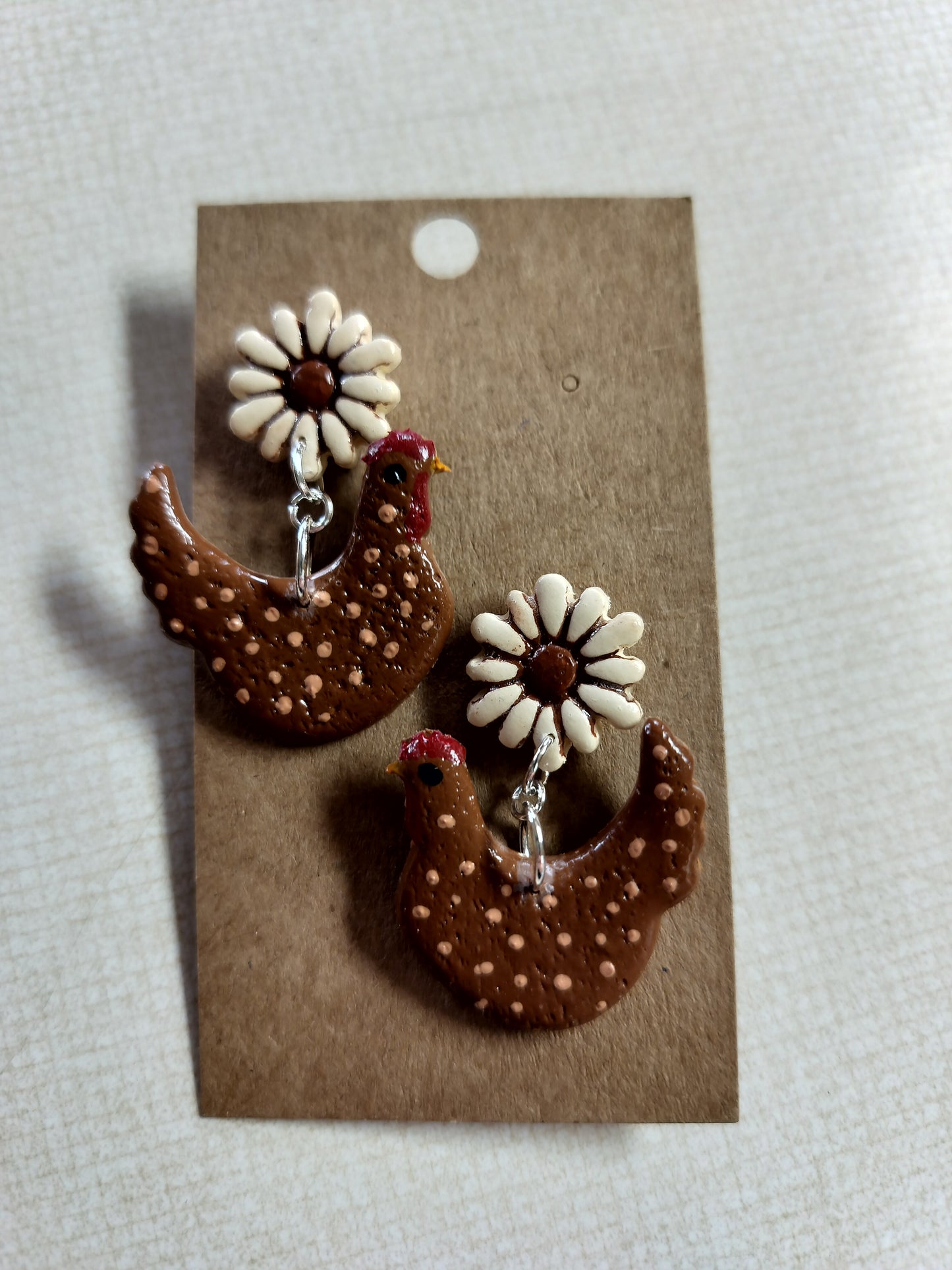 Chickens With Flower Studs