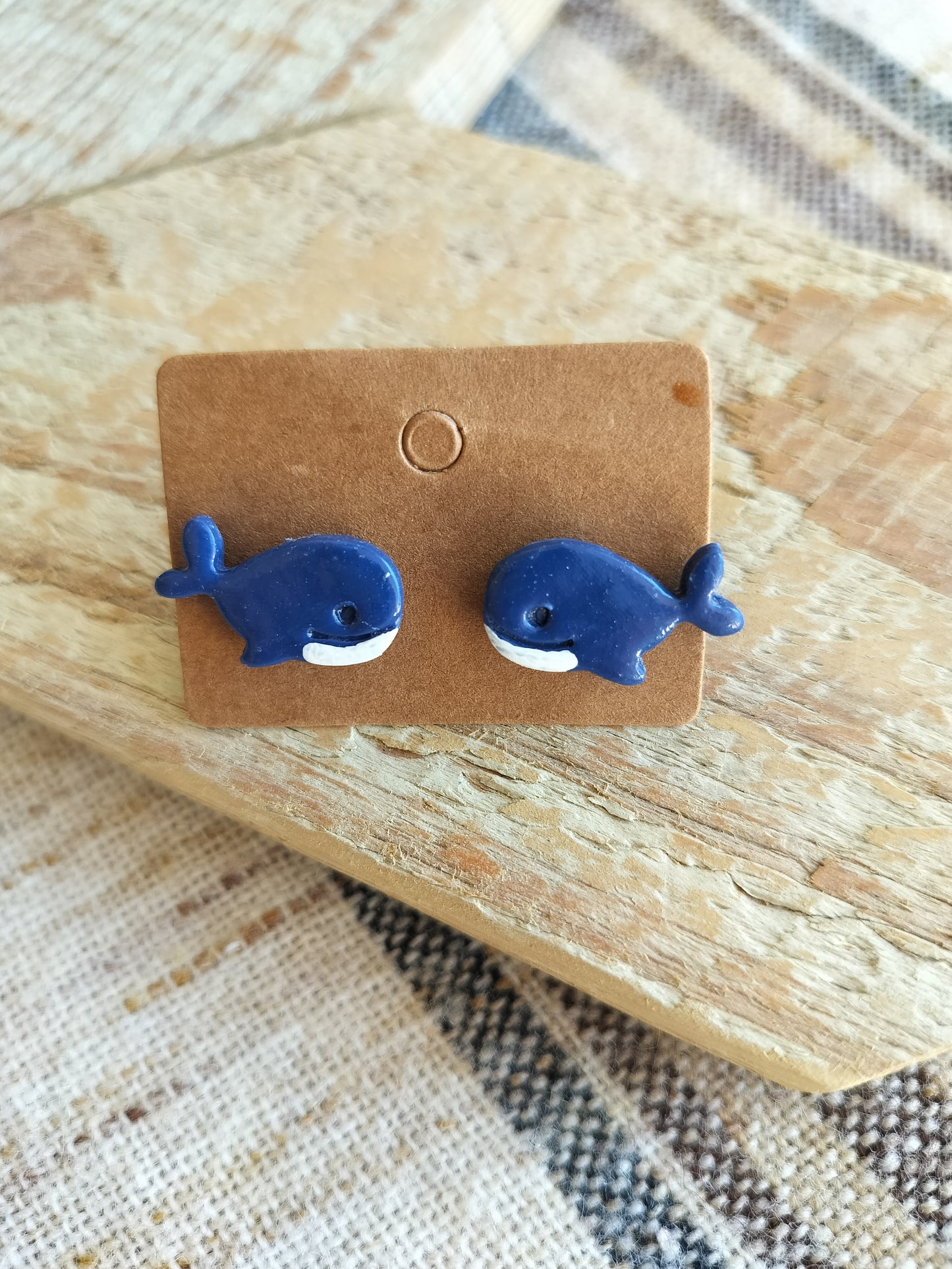 Whale Studs