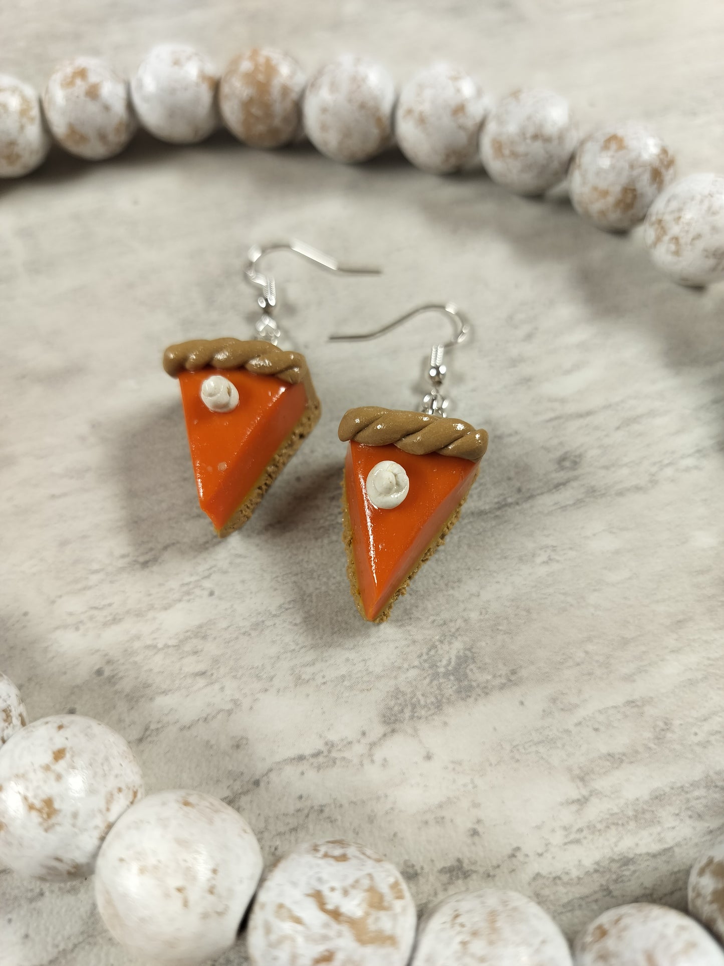 Pumpkin Pie Slice Dangles