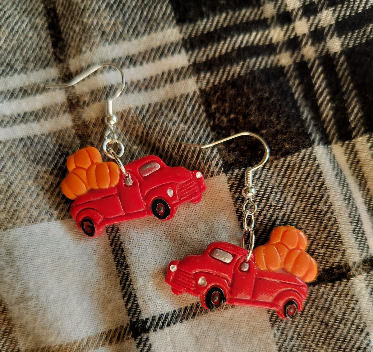 Pumpkin Truck Dangles