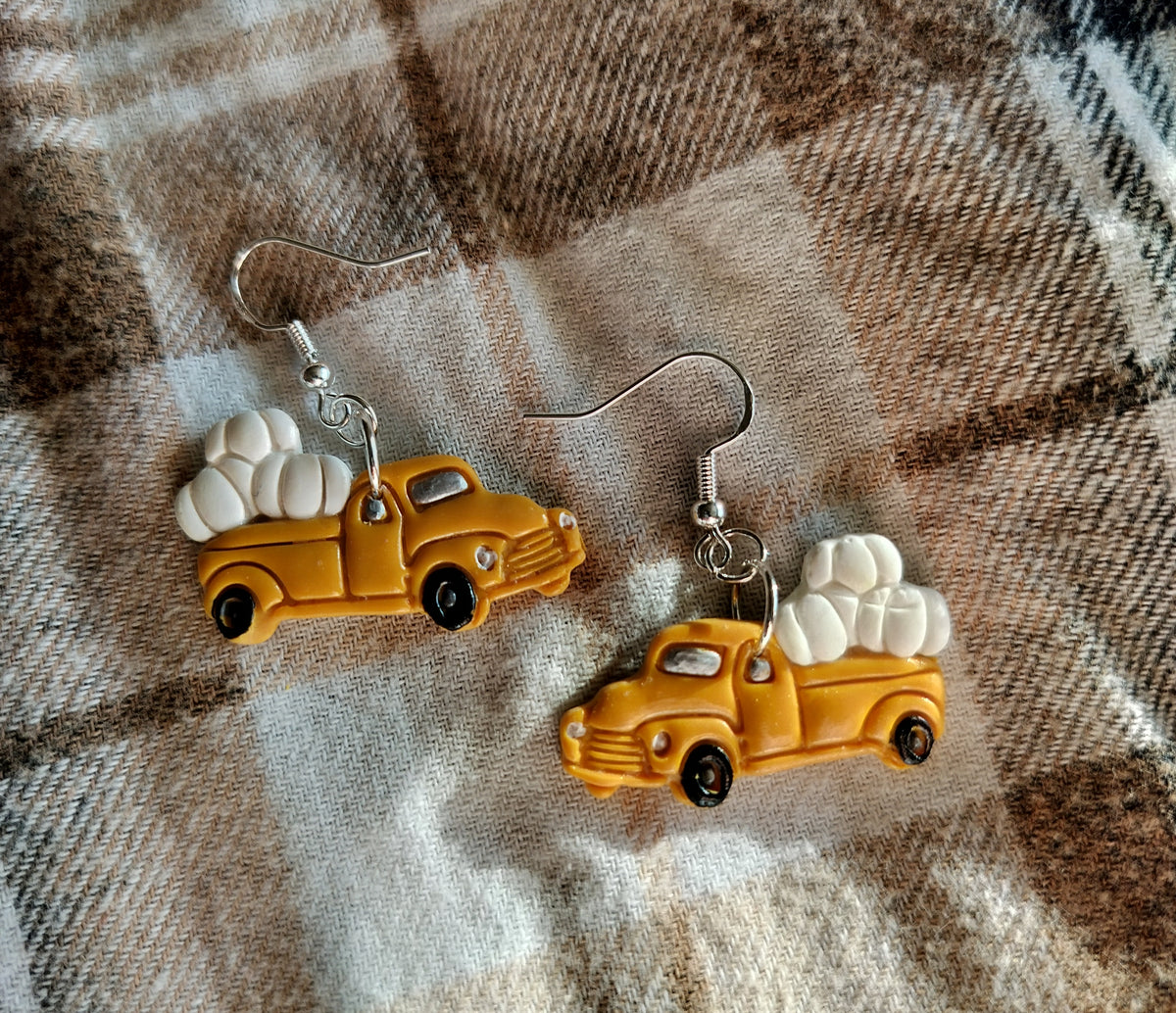 Pumpkin Truck Dangles