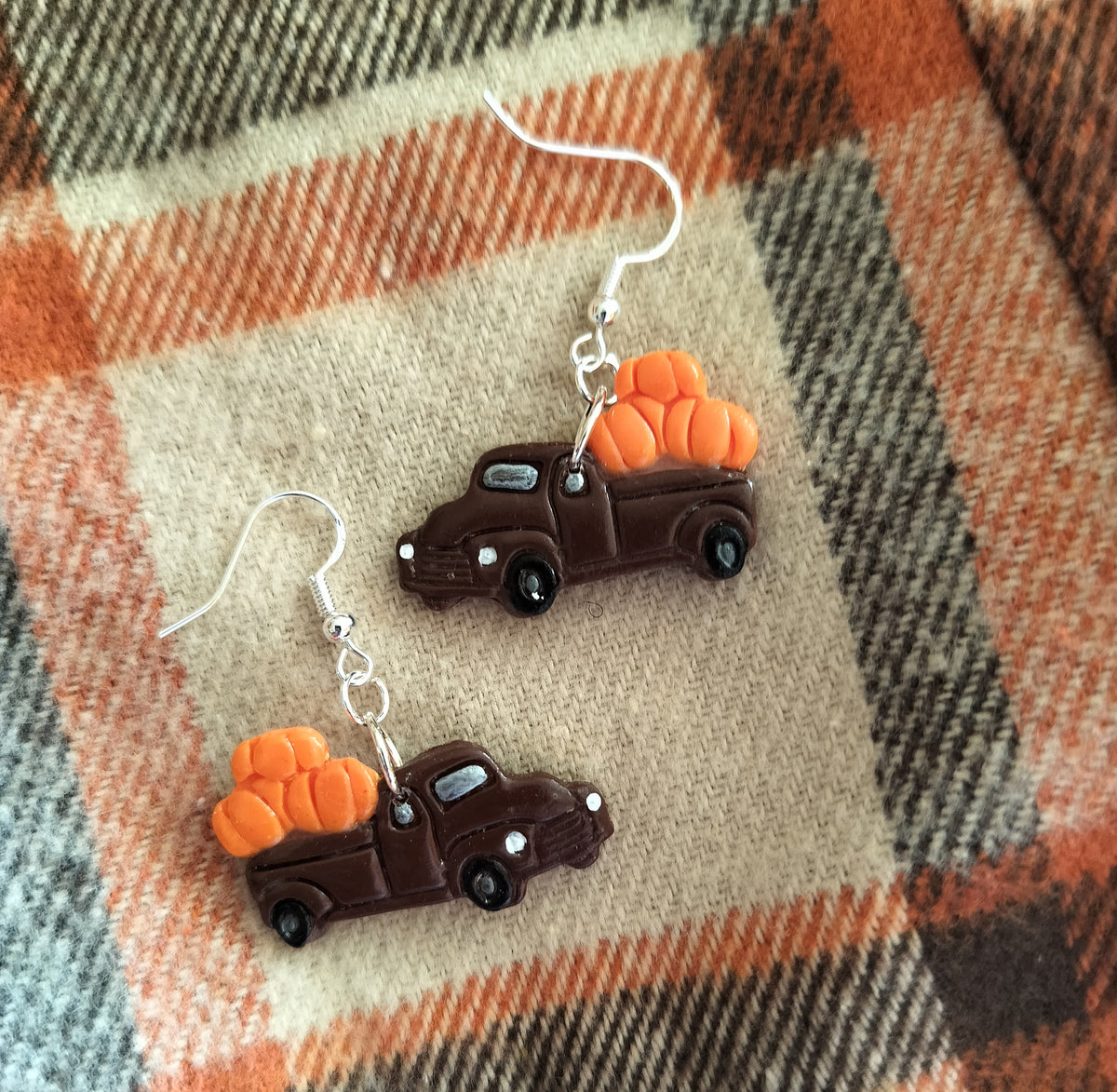 Pumpkin Truck Dangles