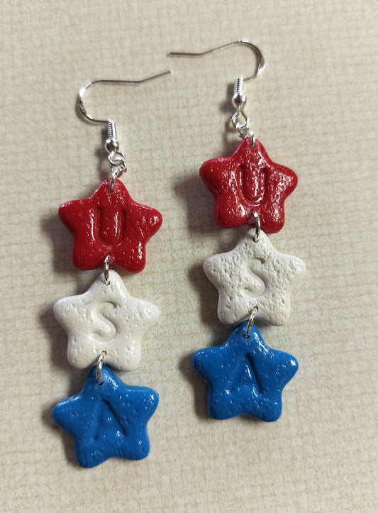 USA Star Dangles
