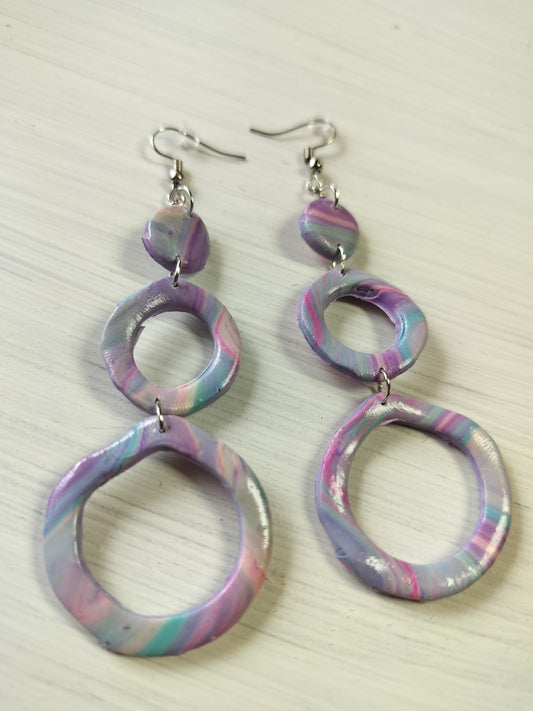 Cotton Candy Dangles