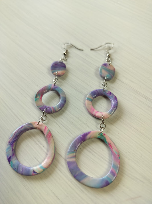 Cotton Candy Dangles