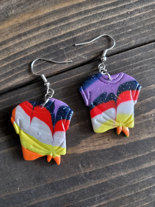 Med. Tie Dye Shirt Dangles