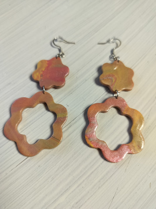 Large Flower Dangles
