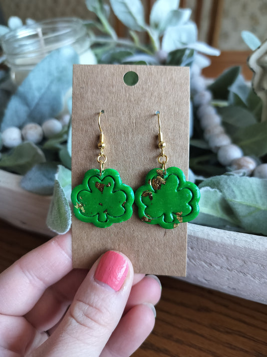 Green & Gold Shamrocks