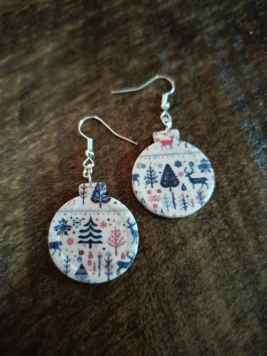 Christmas Print Ornaments